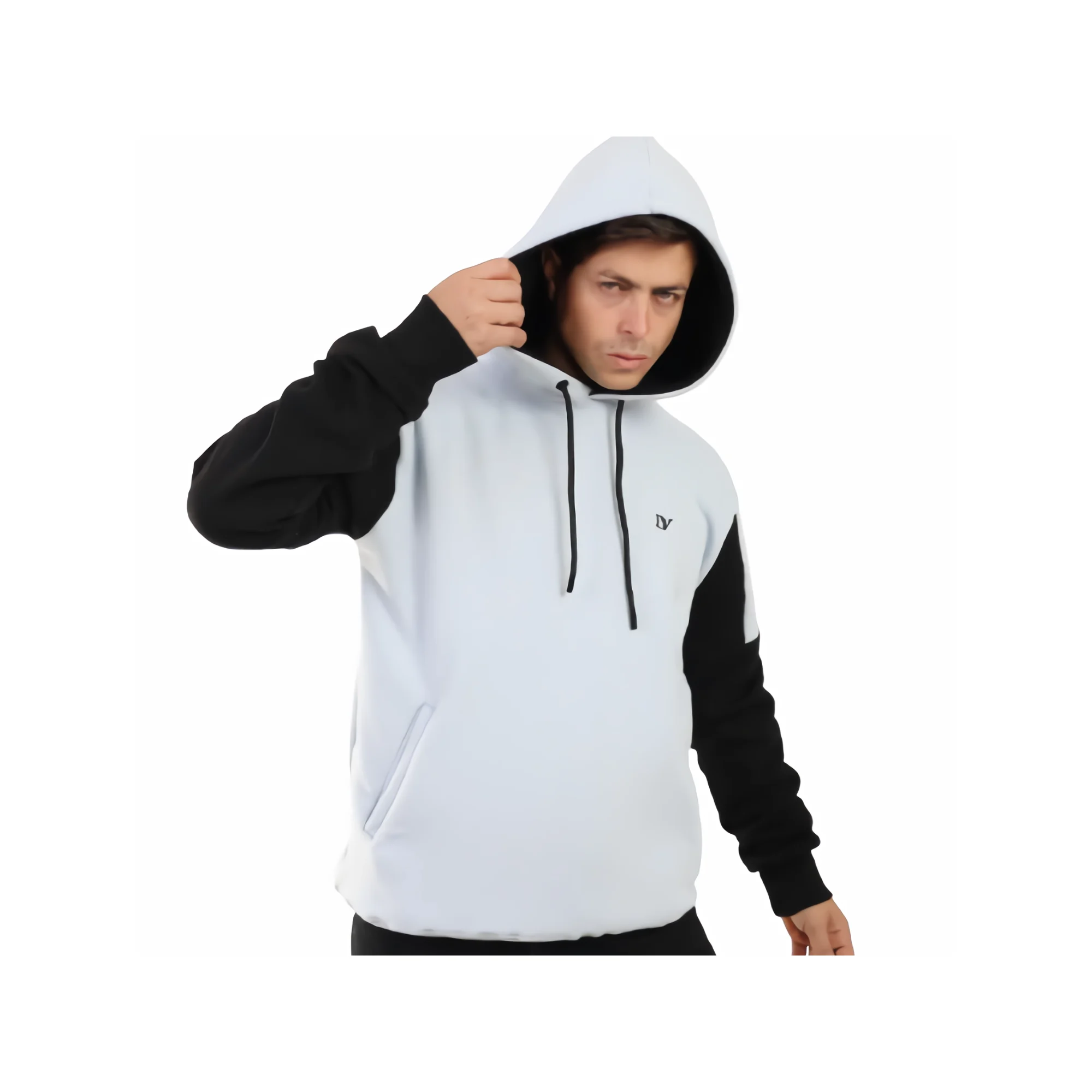 DAVA Hoodie zweifarbig, XL