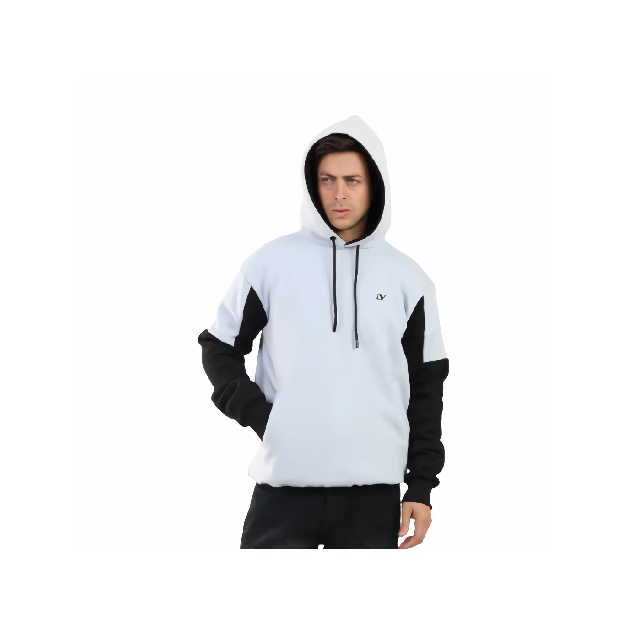 DAVA Hoodie zweifarbig – Ansicht 2
