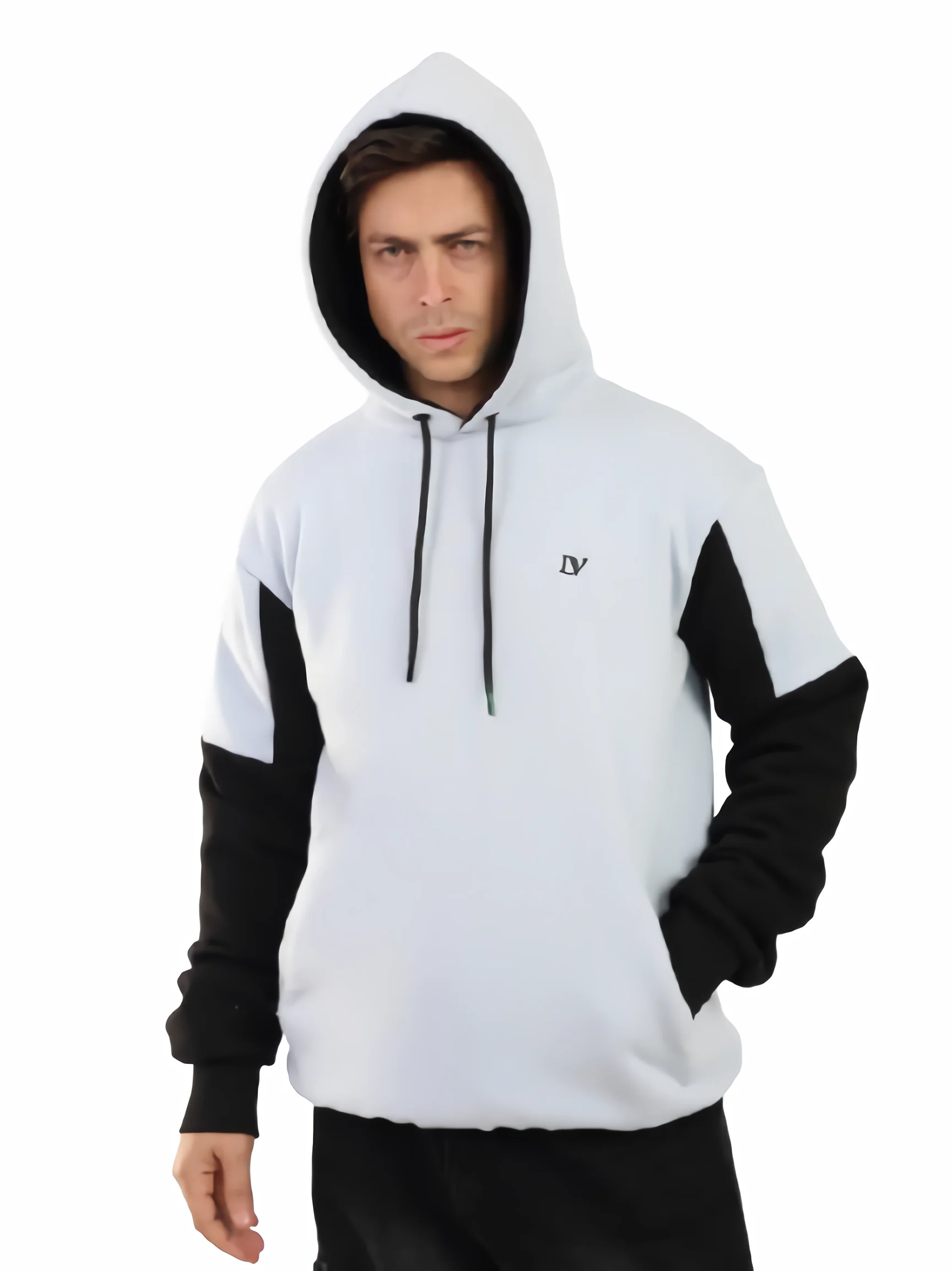 DAVA Hoodie zweifarbig – Ansicht 4